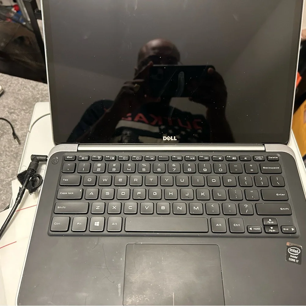 Dell Black Ultrabook Sleek Design Matte Finish